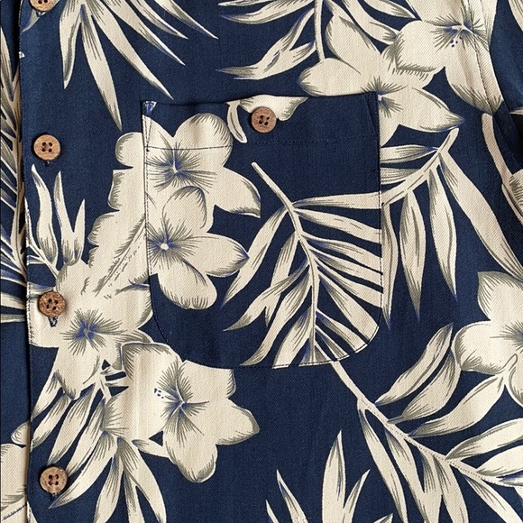 VTG Silk NWOT Paradise Coves Hawaiian shirt - Picture 3 of 5